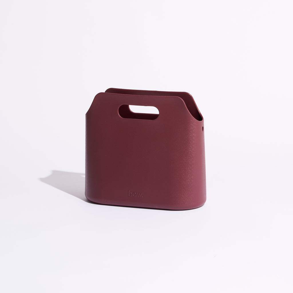Original Bow Tote – Burgundy Designer EVA Tote Bag